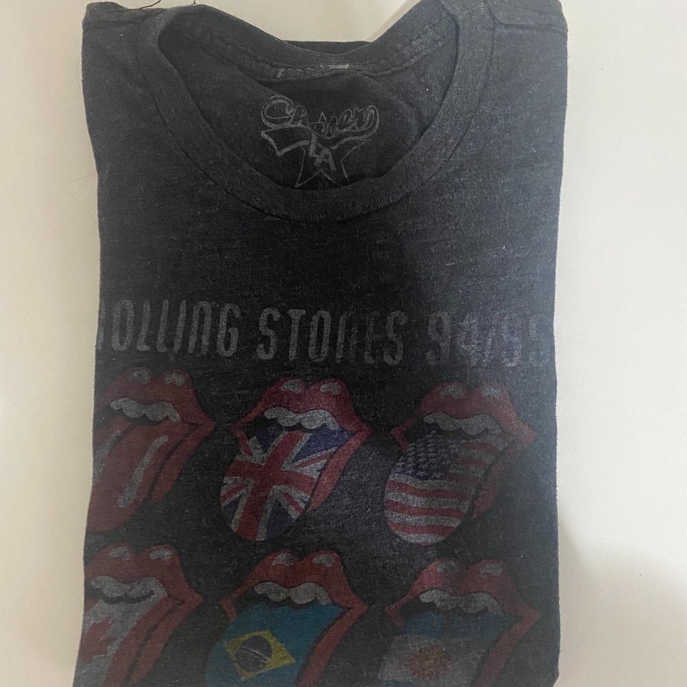 Chaser Rolling Stone Tee (M) -in Charcoal